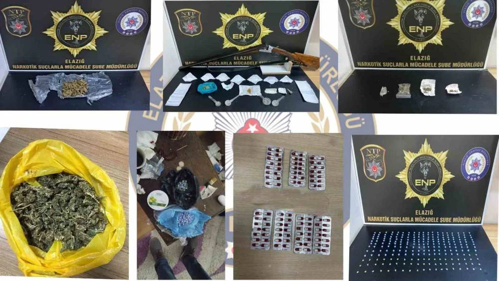 Elazığ’da Uyuşturucu Operasyonu: 12 Kişi Gözaltına Alındı