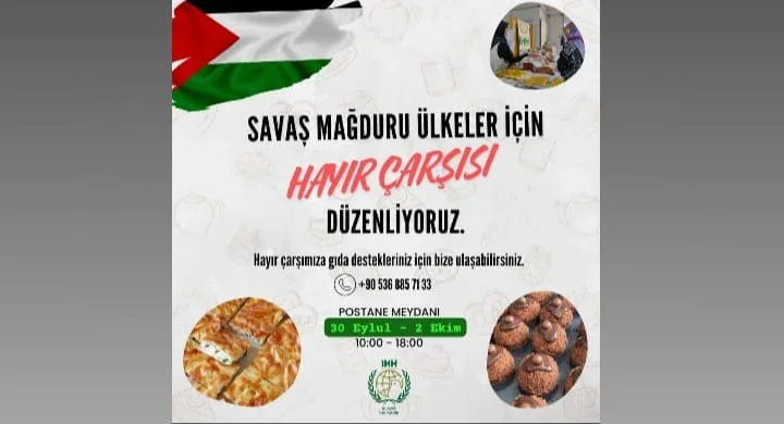 İHH’dan Savaş Mağduru Ülkeler İçin Hayır Çarşısı