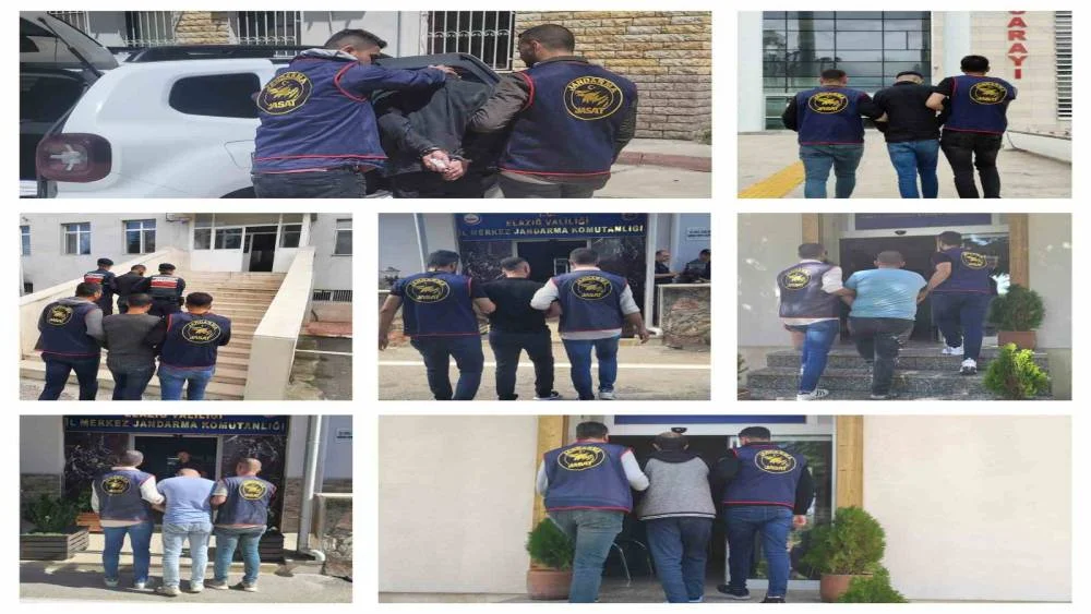 Elazığ’da Aranan 23 Hükümlü Sonunda Yakalandı