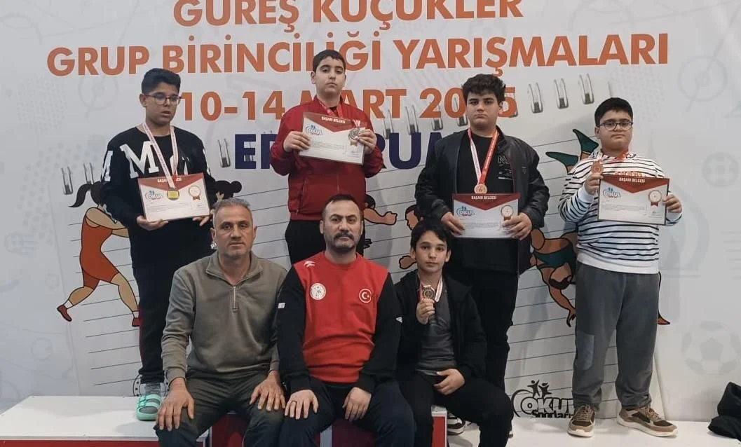 Güreşte Elazığ’a 5 Madalya
