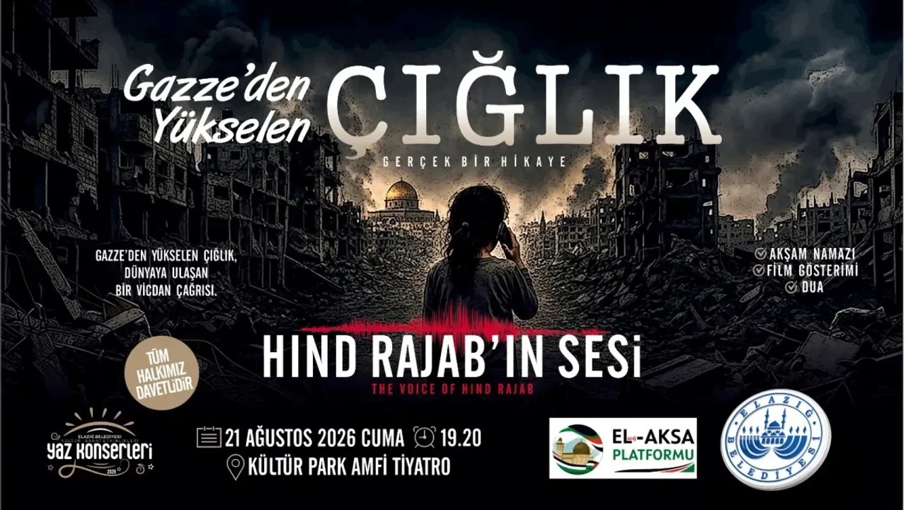 Elazığ’da Gazze’nin Çığlığı: ‘Hind Rajab’ın Sesi’ Belgeseli İzleyiciyle Buluşuyor