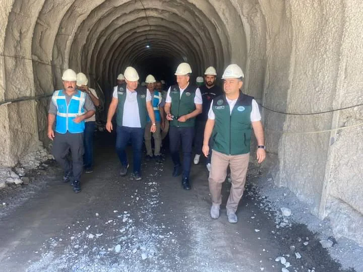 Elazığ DSİ 9. Bölge Müdürü Sebahattin Şamcı Çalışmalarla İlgili İncelemelerde Bulundu