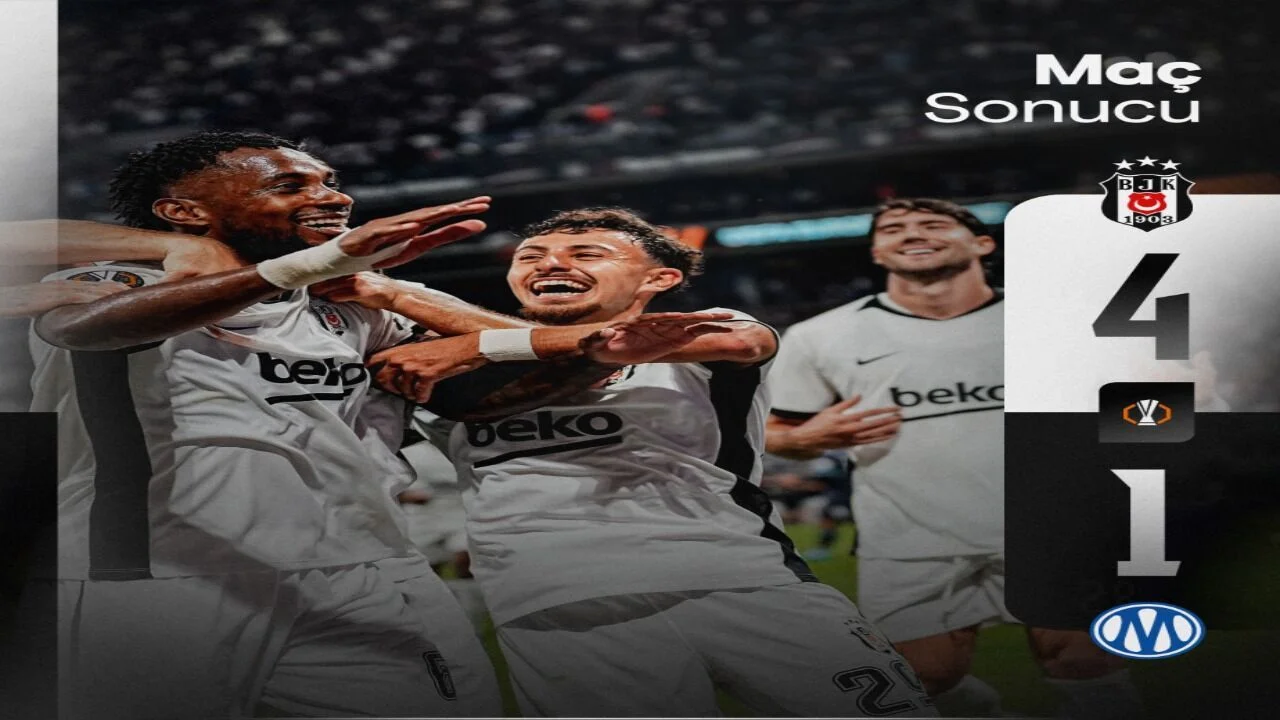 Beşiktaş Avrupa Ligi’ne Farklı Başladı: Kartal Şov Yaptı