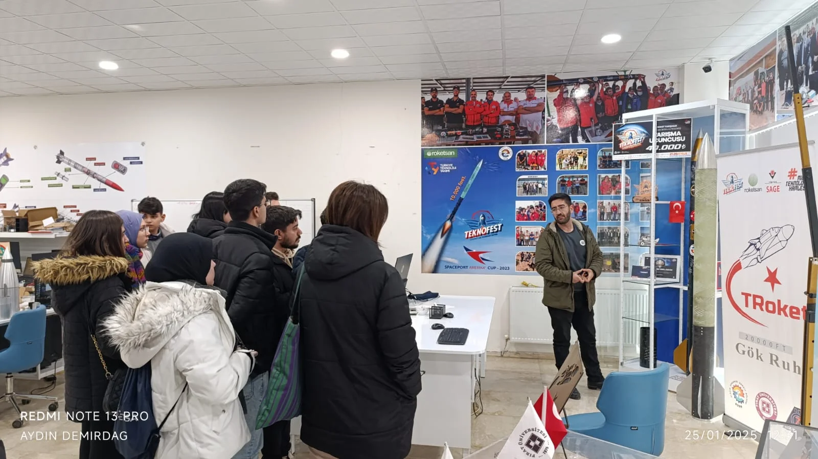 Astra Havacılık Kulübü TRoket Takımını Ziyaret Etti