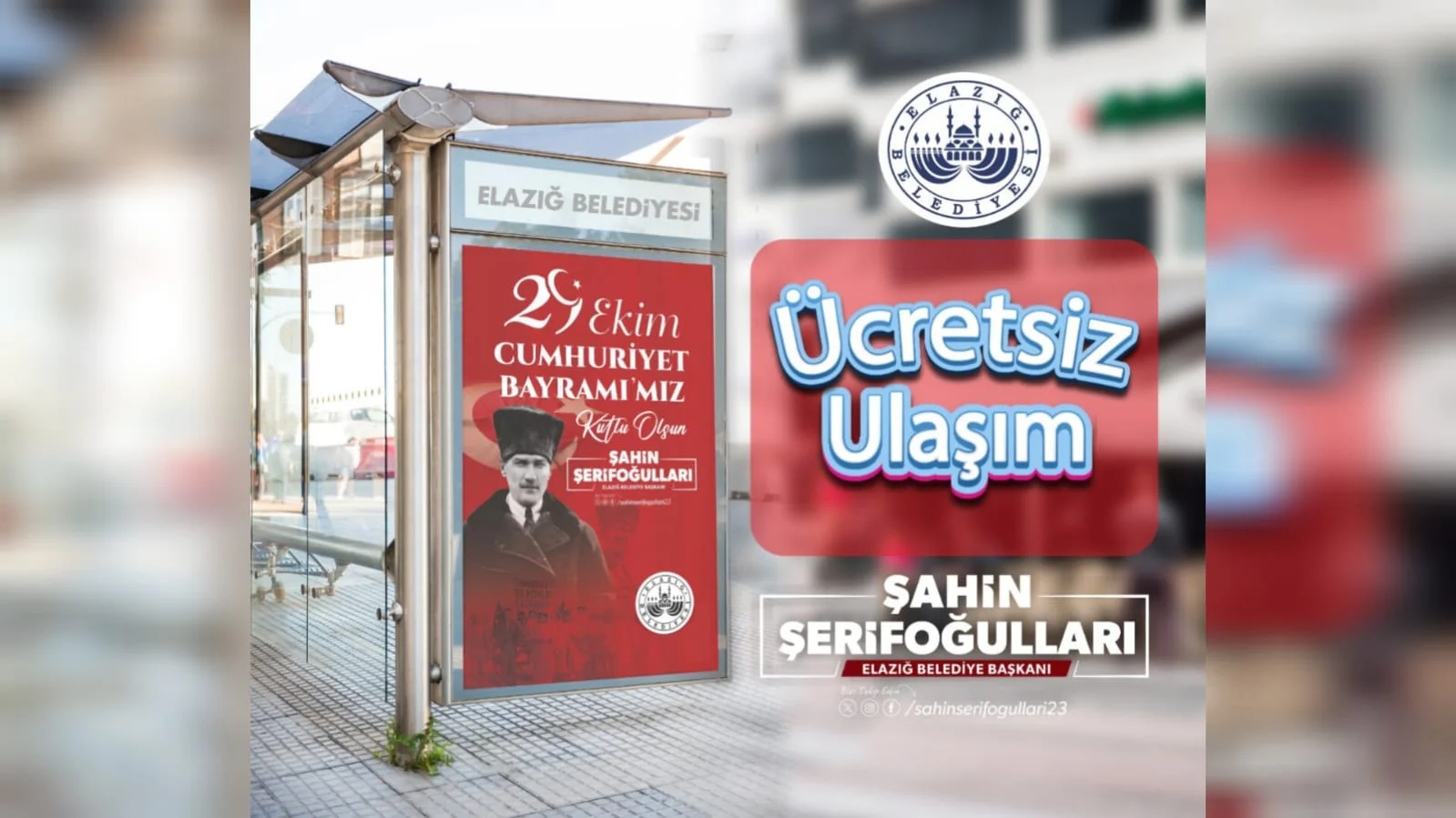 29 Ekim’de Toplu Taşıma Hizmetleri Ücretsiz