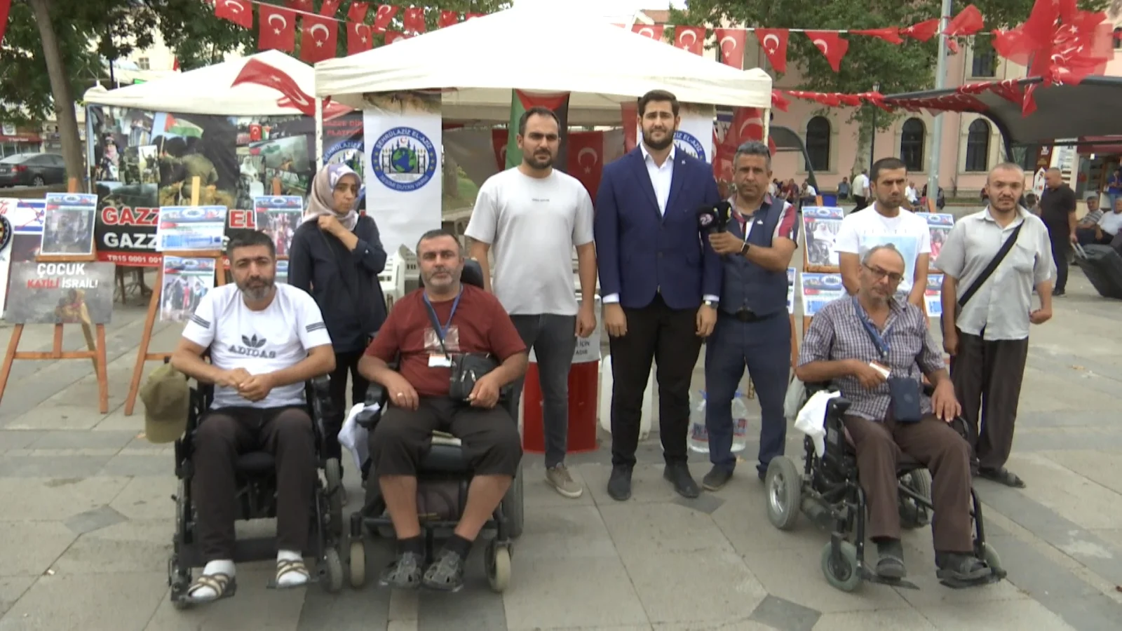 Gazze Direniş Platformu Filistin İçin Nöbete Devam Ediyor