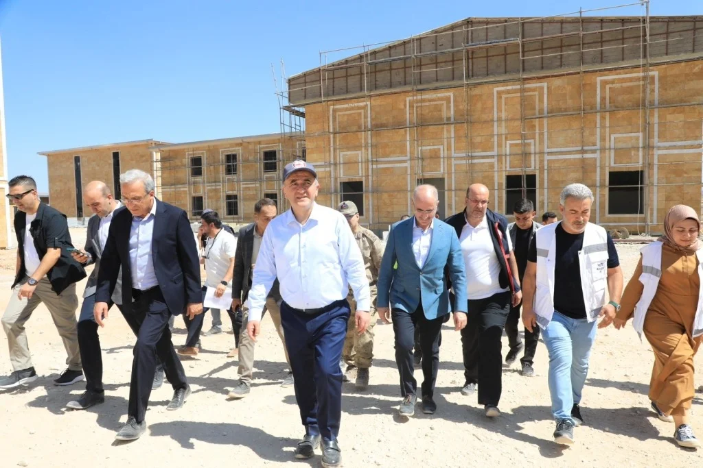 Vali Hatipoğlu, Zülfü Ağar Polis Eğitim Merkezi İnşaatını İnceledi