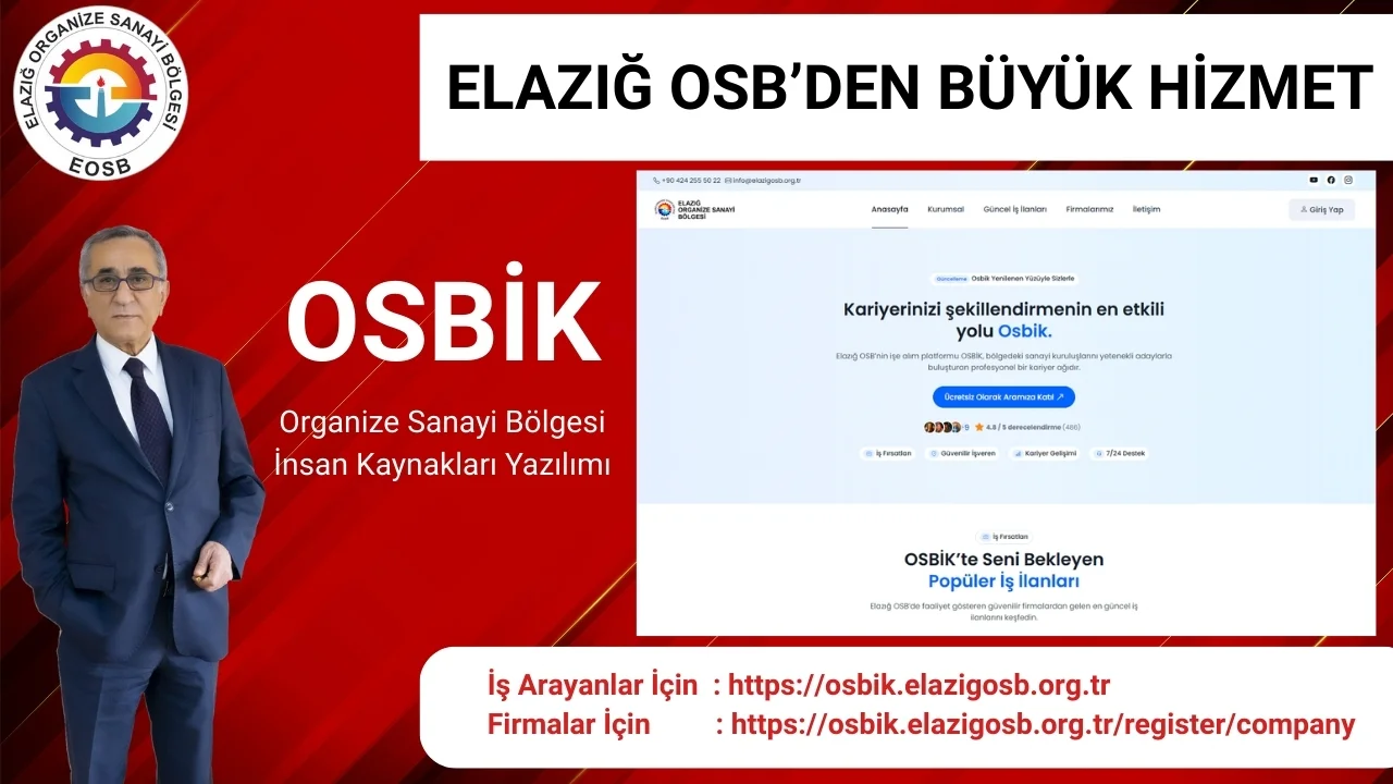 Elazığ OSB’den Dijital Sürdürülebilir Sanayi Yönetiminde Yeni Dönem