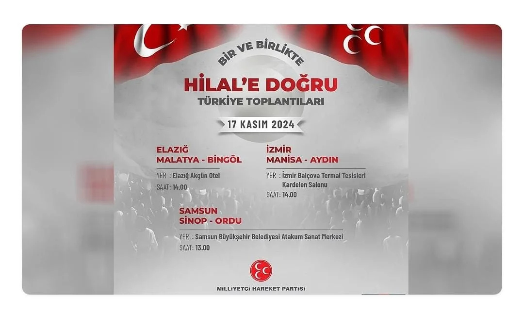 Bir ve Birlikte Hilal’e Doğru Toplantısı Elazığ’da Yapılacak