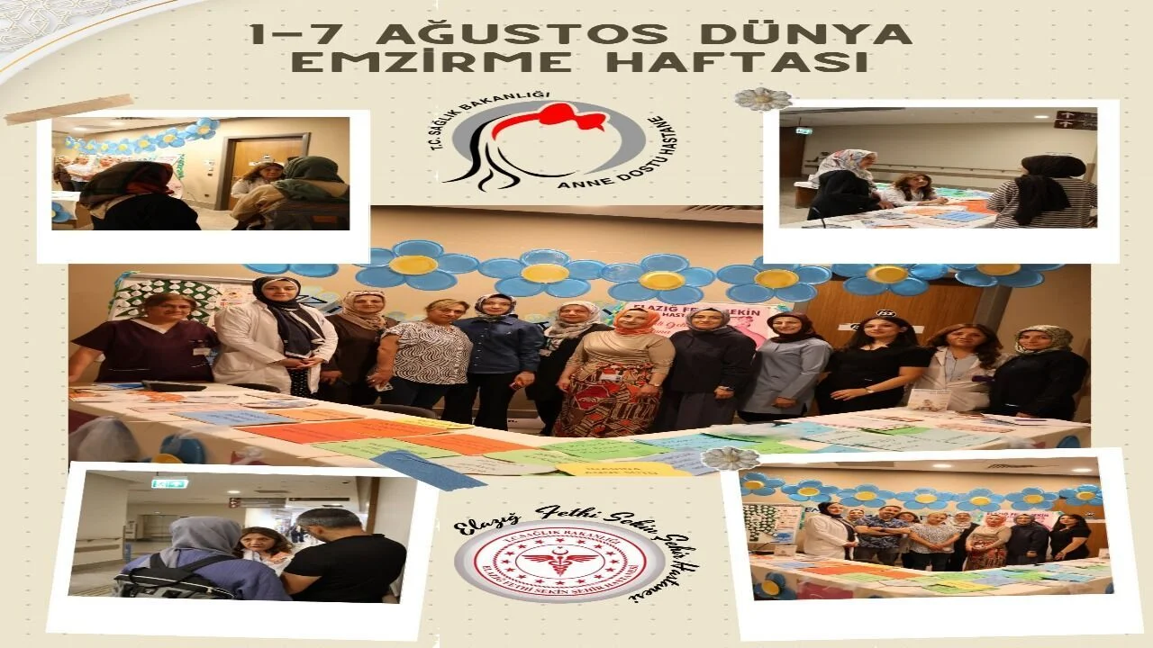 Elazığ’da Anne Sütüne Vurgu: Fethi Sekin Şehir Hastanesi’nden Farkındalık Seferberliği
