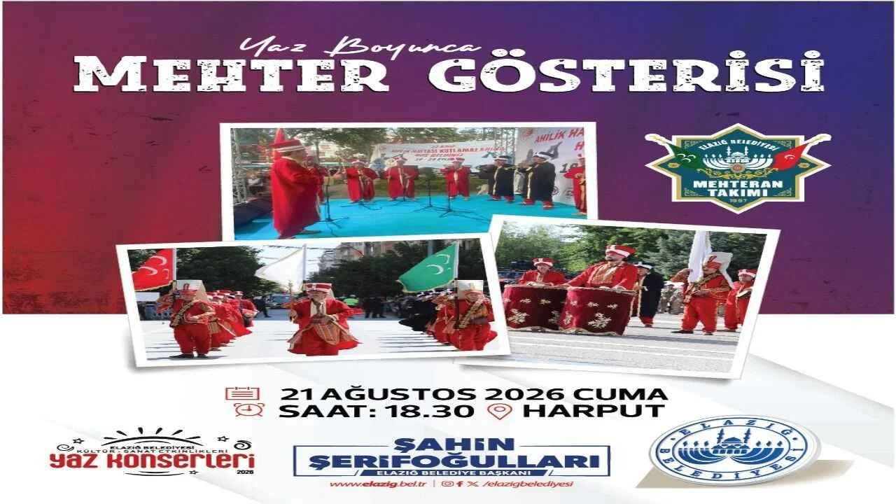 Tarihi Harput’ta Mehter Rüzgarı: Elazığ’da Kültür Şöleni