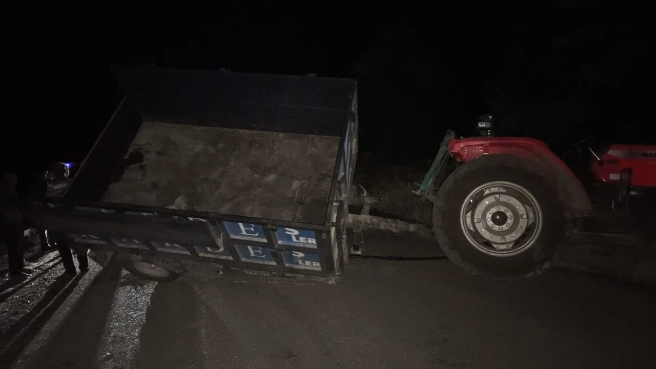 Elazığ’da Can Pazarı: Traktör ve Otomobil Çarpıştı, 10 Yaralı