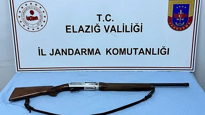 Elazığ’da 2 Ruhsatsız Silah Ele Geçirildi