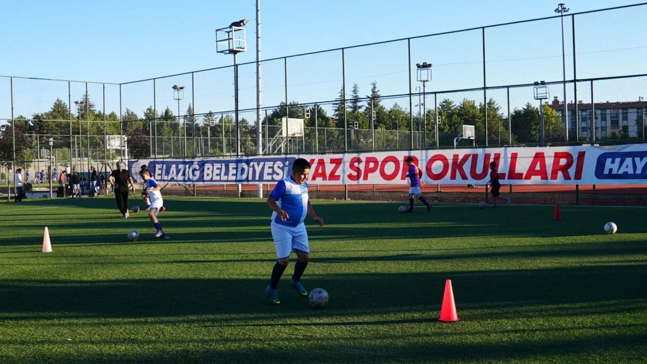 Elazığ’da Yaz Spor Kursları Geleceğin Yıldızlarını Yetiştiriyor