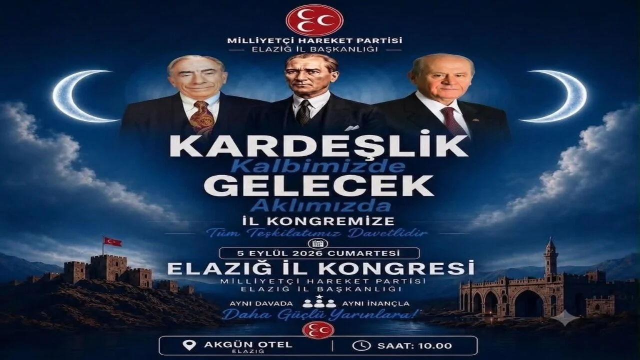 MHP Elazığ İl Kongresi İçin Geri Sayım Başladı: Tarih ve Yer Belli Oldu
