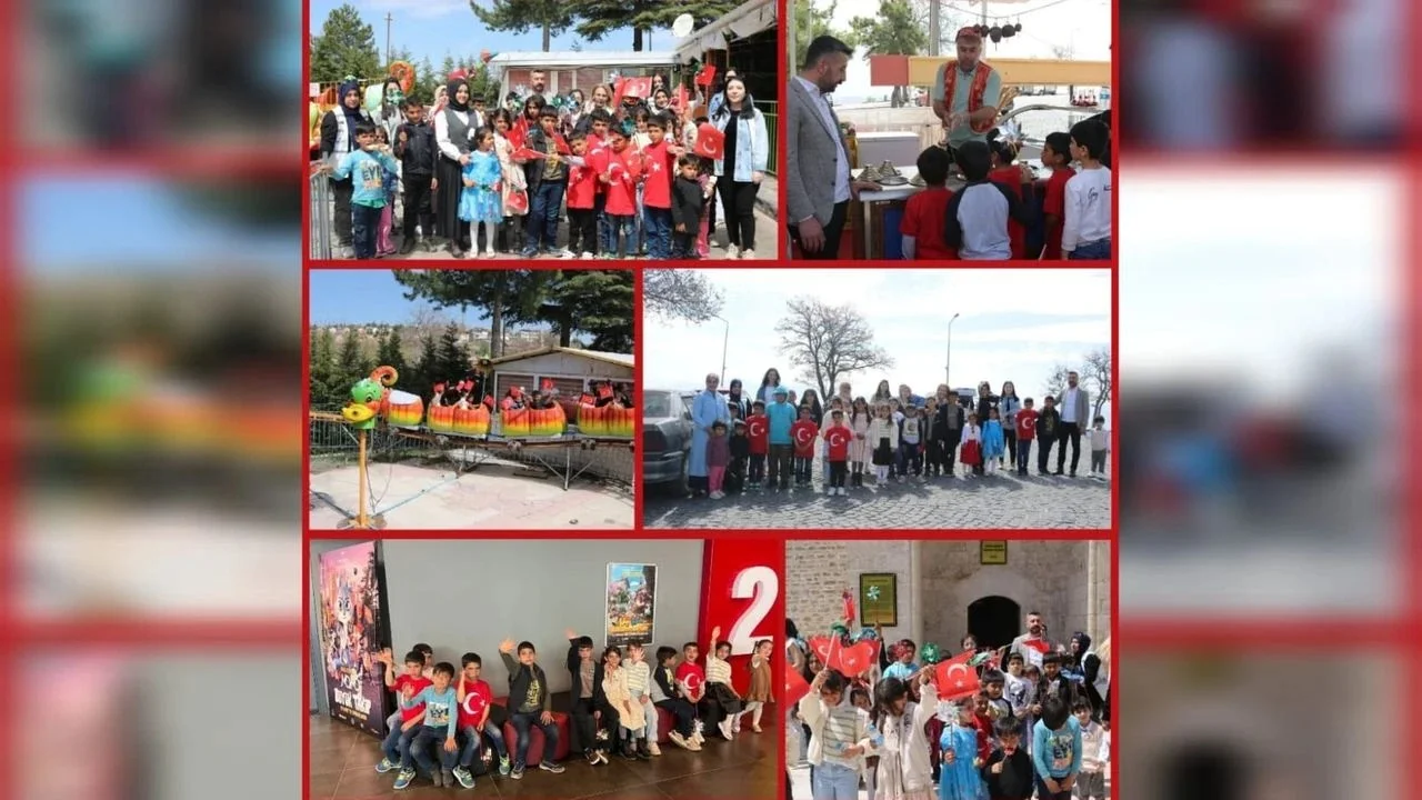 İyilik Çeşmesi Derneği, 23 Nisan’da Kuşhane Kom İlkokulu Minikleriyle Buluştu