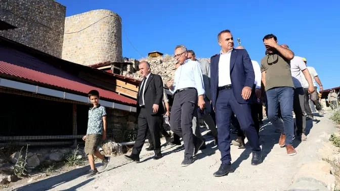 Vali Hatipoğlu, Harput’ta İncelemelerde Bulundu