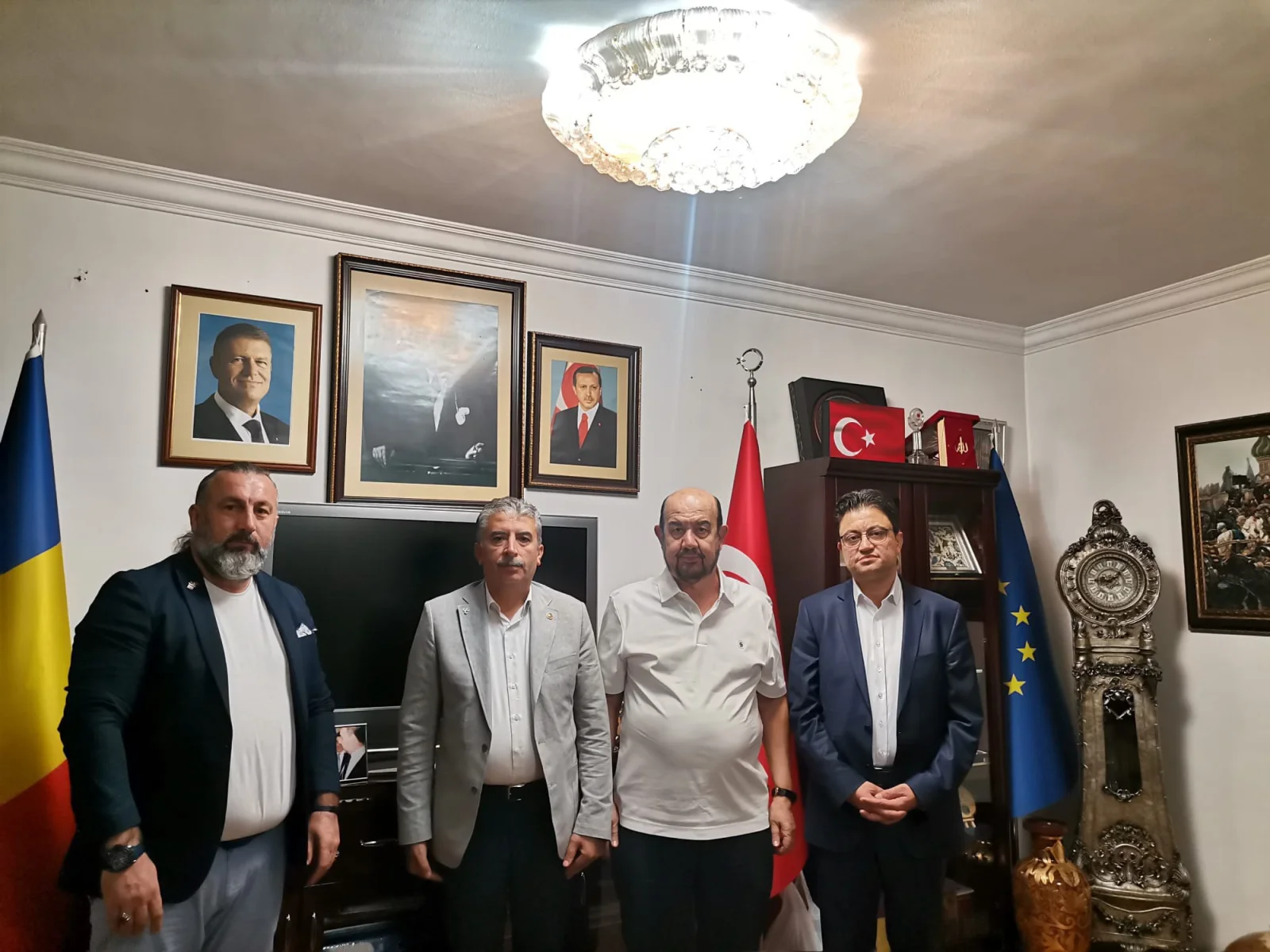 Başkan Tuncer Turus, Romanya Ticaret Odasını Ziyaret Etti