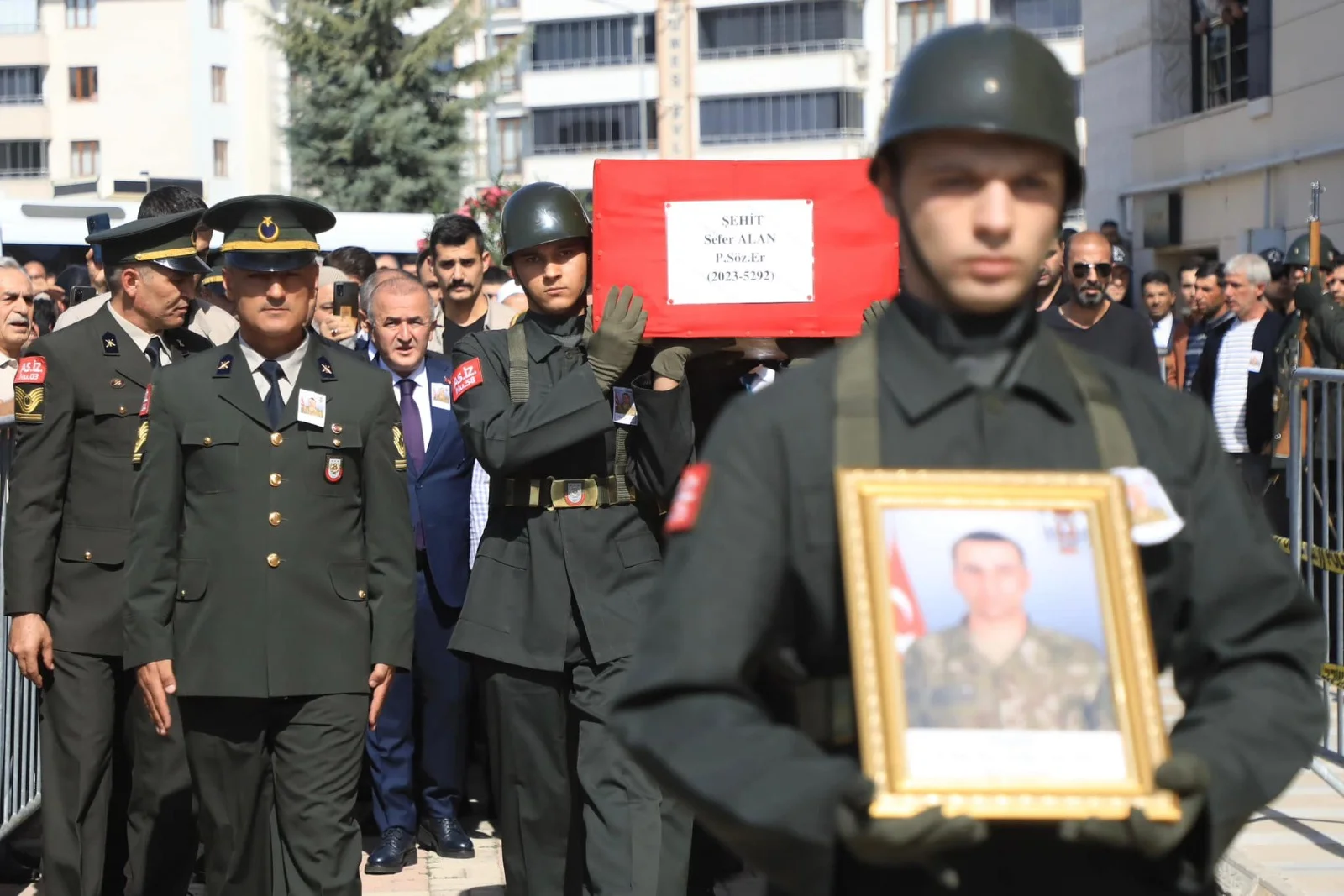 Şehidimiz Sefer Alan, Son Yolculuğuna Uğurlandı