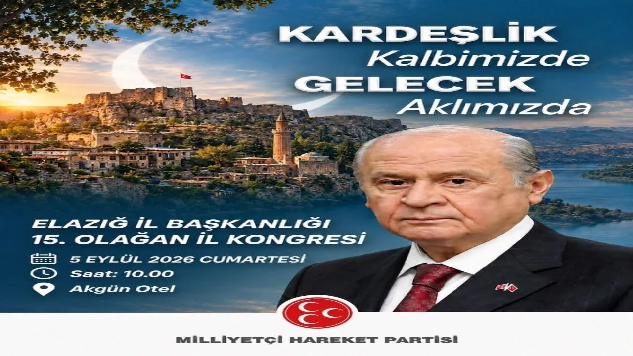 MHP Elazığ’da Büyük Gün: 15. Olağan İl Kongresi İçin Geri Sayım Başladı