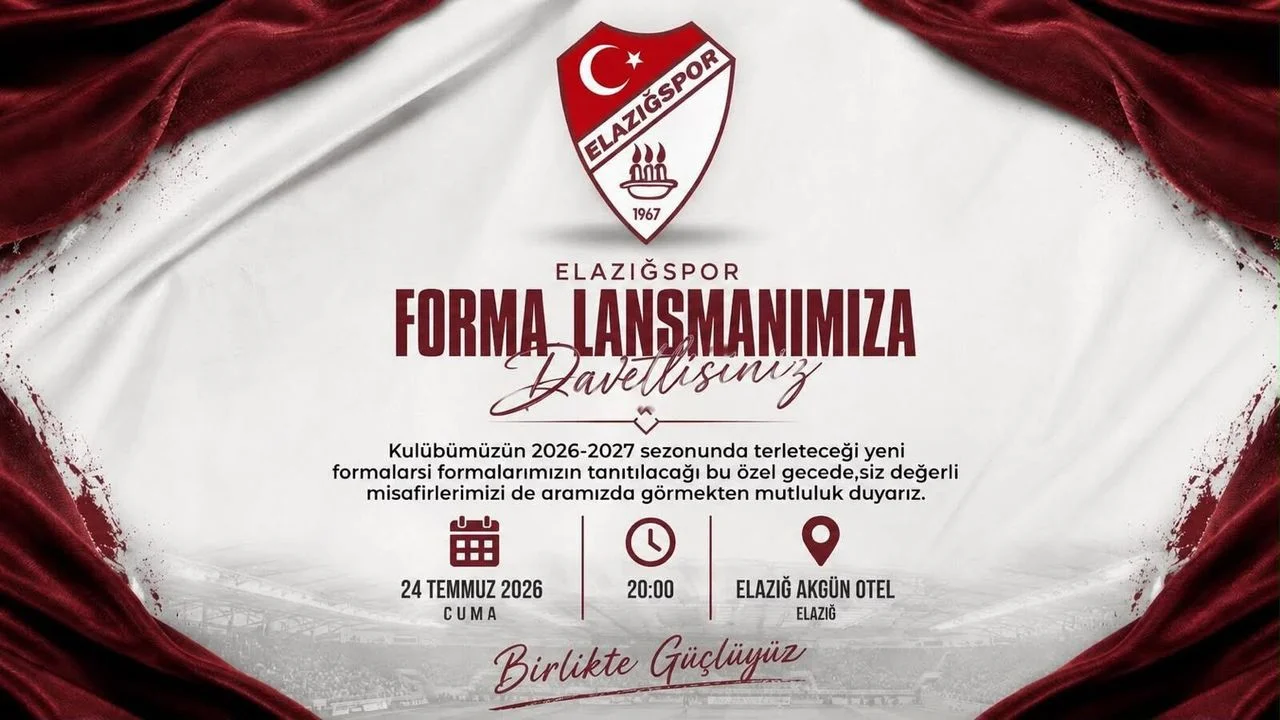 Elazığspor’da Yeni Dönem: 2026-2027 Sezonu Formaları Görücüye Çıkıyor