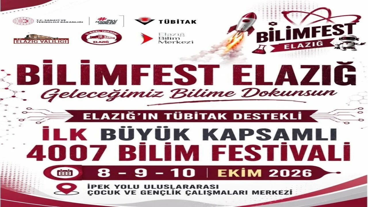 Elazığ Bilimfest 2026 İçin Hazırlıklar Tamam: Geleceğin Mucitleri Buluşuyor