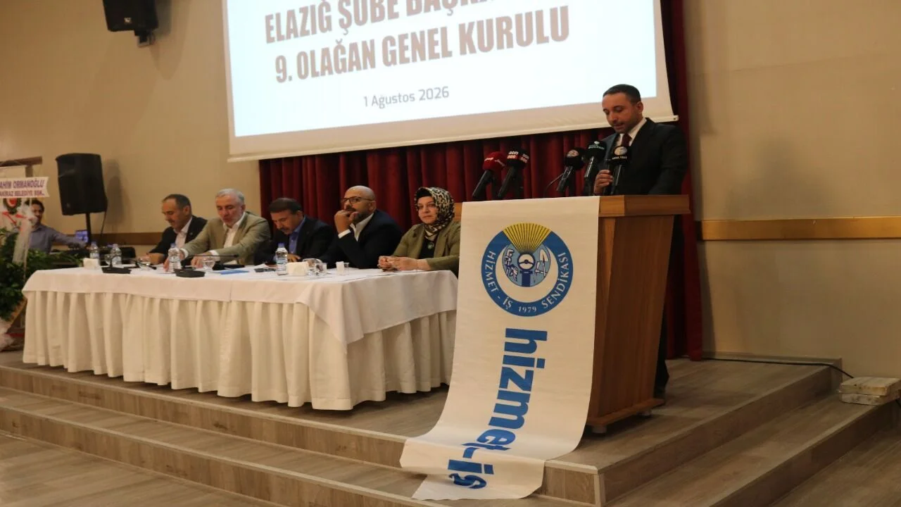 Hizmet-İş Elazığ’da Gökhan Arpa ile Devam Dedi