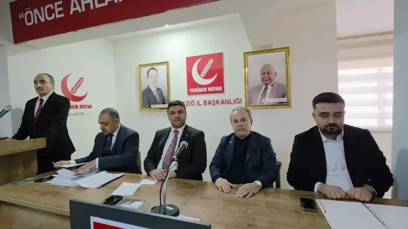 Yeniden Refah Partisi Elâzığ İl Divan Toplantısı Gerçekleştirildi