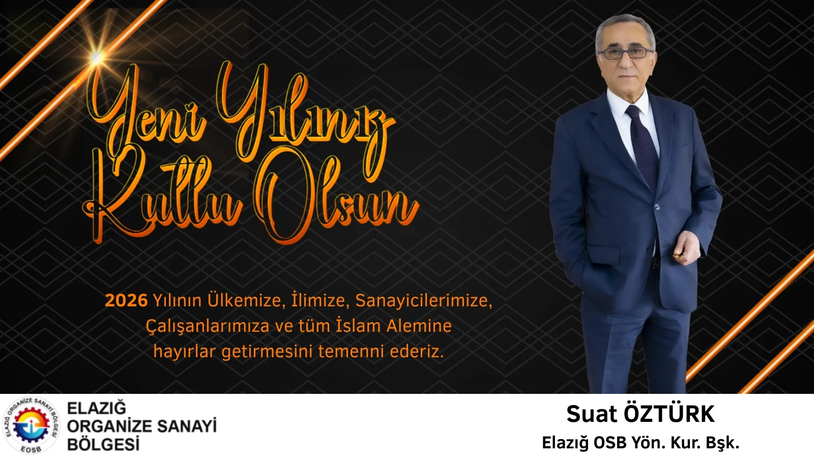 Suat ÖZTÜRK’ten Yılbaşı Mesajı