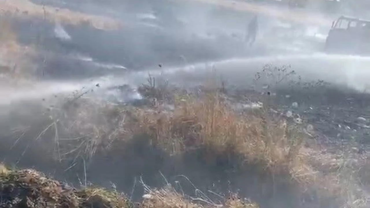 Elazığ’da Korkutan Arazi Yangını: Ekipler Zamanla Yarıştı