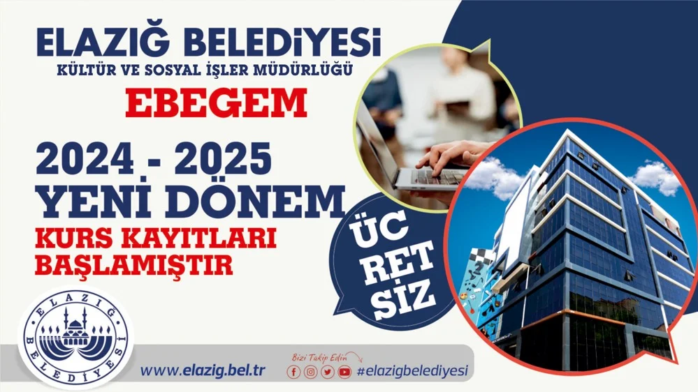 EBEGEM’de Kurs Kayıtları Başladı