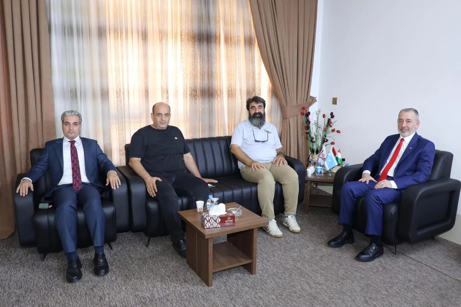 Arslanlı A.Ş. İhracat Sorumlusu M.Sinan Duymuş, Iraklı Bakan Aydın Maruf ile Görüştü.