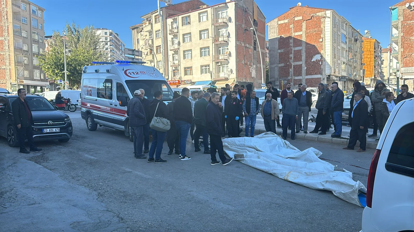 Elazığ’da Korkunç Kaza Yaşlı Adam Can Verdi!