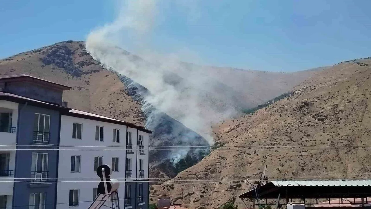 Elazığ’da Korkutan Yangın: Ekipler Alevlerle Mücadele Ediyor