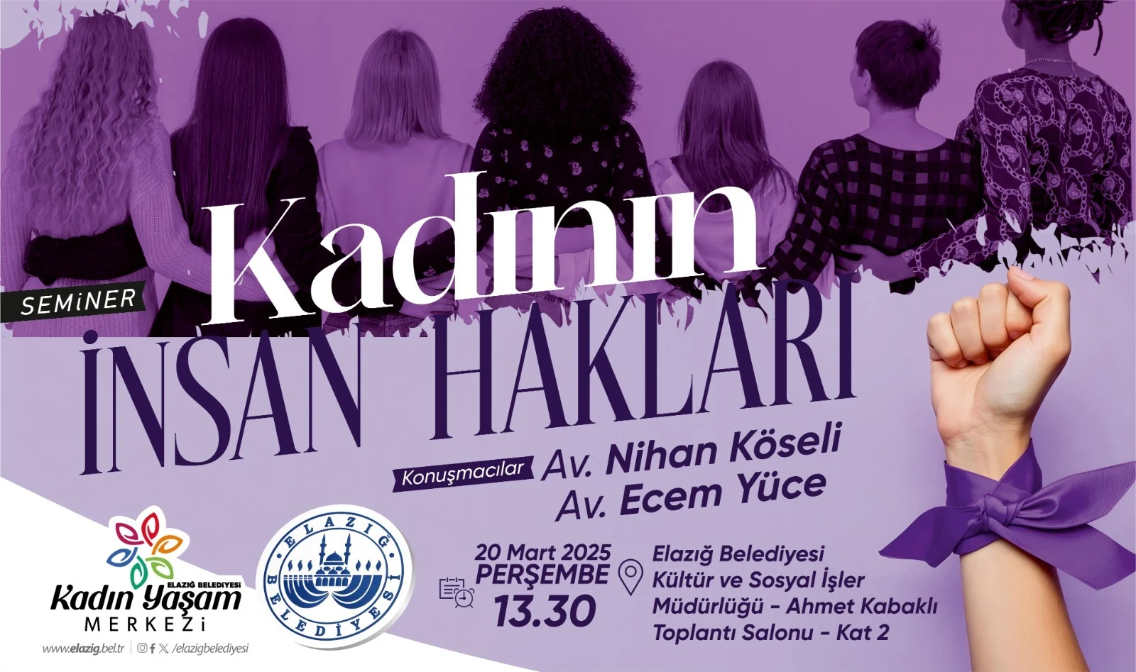 Elazığ Belediyesi’nden “Kadının İnsan Hakları” Konulu Seminer