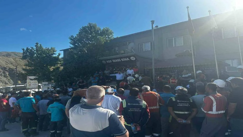 Elazığ’da Maden İşçileri İyileştirme Talebiyle İş Bıraktı: Eti Krom Yıldırım A.Ş’de Eylem Sesleri Yükseliyor
