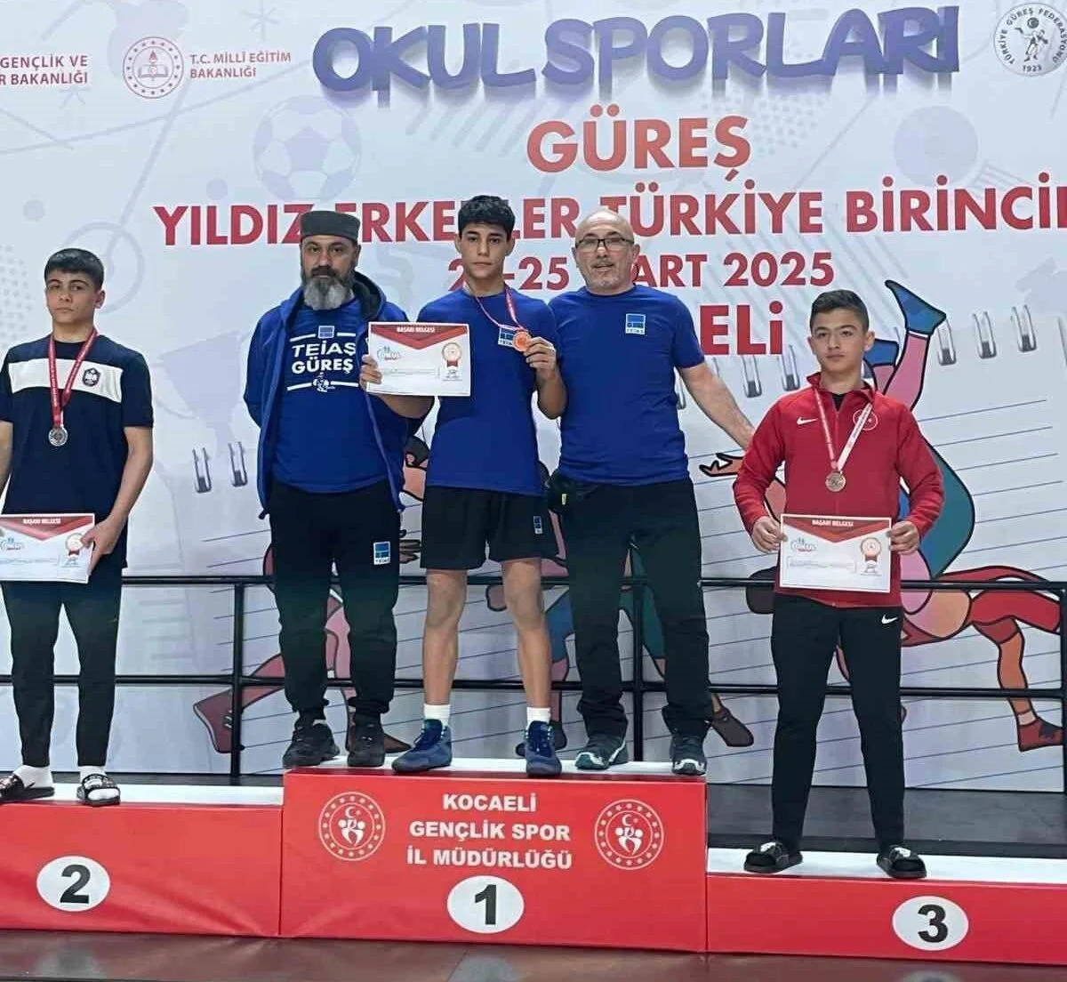 Elazığlı Sporcu Güreşte Türkiye Şampiyonu Oldu