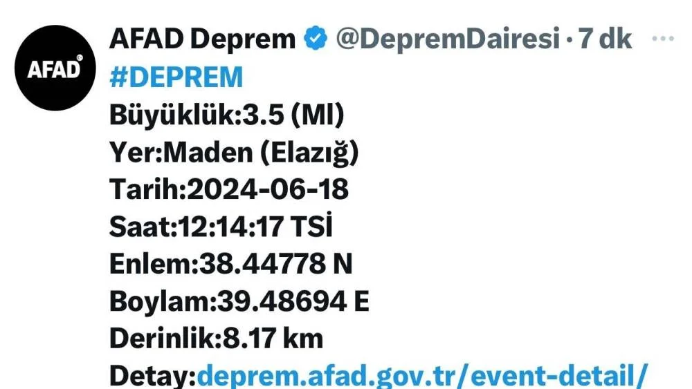 Elazığ’da Topraklar Titredi: Korku ve Panik Yaratan Deprem