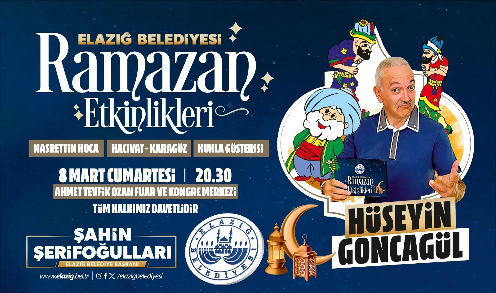 Hüseyin Goncagül Meddah Geleneğini, Elazığ Belediyesi Ramazan Etkinliklerine Taşıyacak