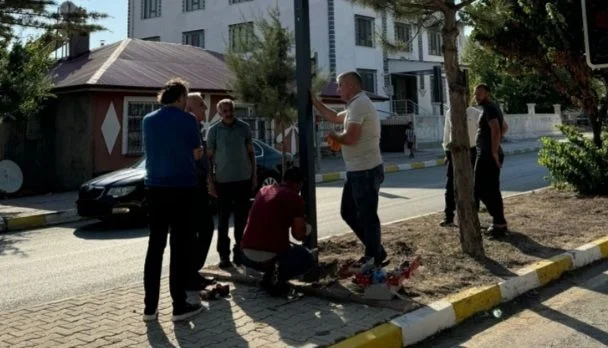Palu’da Eski Aydınlatma Direkleri Yenileniyor