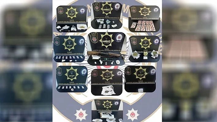 Elazığ’da Uyuşturucuyla Mücadele: 4 Kişi Tutuklandı