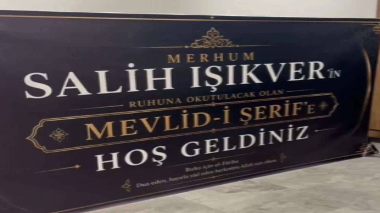 Salih Işıkver İçin Düzenlenen Mevlit Programına Yoğun İlgi